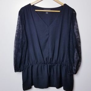 Attention Women's Black Blouse